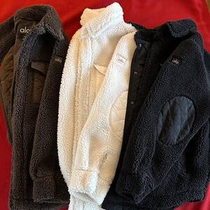 ALO Yoga XS Edge Shackets in Black and Ivory and Espresso